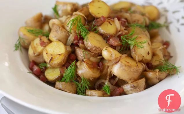 Batatas fritas com Pancetta