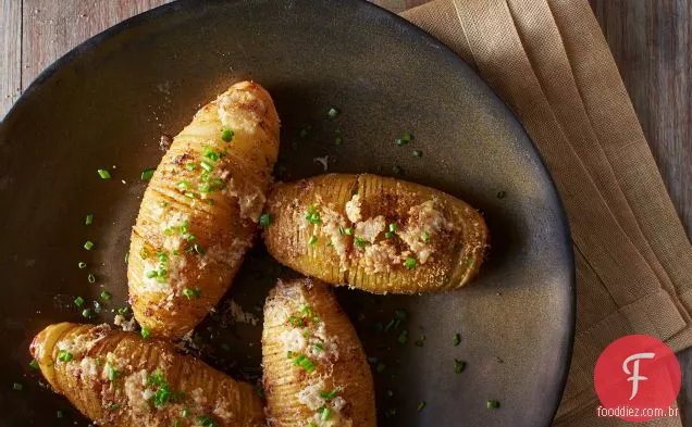 Batatas Assadas Hasselback