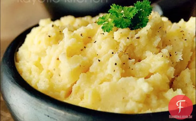 Purê de batatas de queijo da mãe