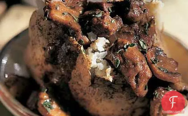Carne Bourguignonne-Batatas Cobertas