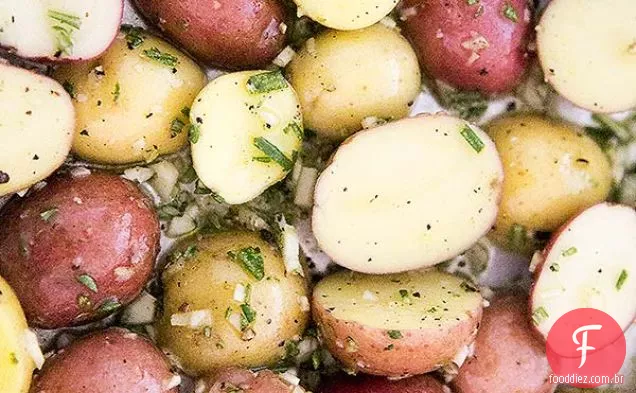 Batatas Novas Assadas
