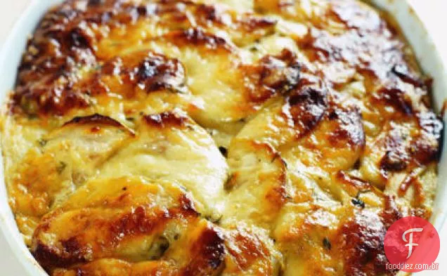 Batata-Maçã Gratinada