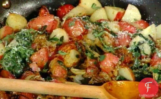 Batatas novas com orégano (Patate Ariganate)
