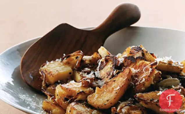 Batatas fritas com orégano e Parmesão