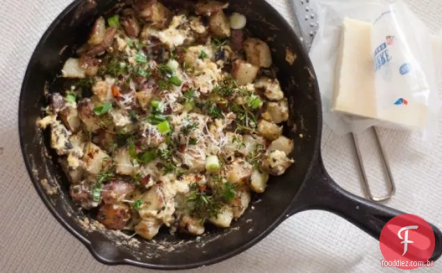 Ovo E Batata Café Da Manhã Scramble