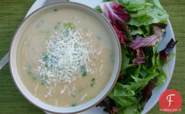 Sopa De Batata E Feijão Branco