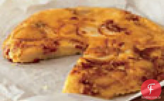 Bolo de batata com queijo e Bacon