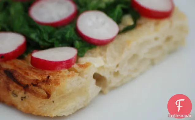 Café Da Manhã Francês Rabanete Bruschetta