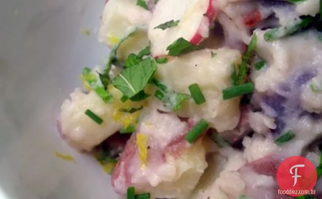 Salada de batata roxa de Jamie Oliver