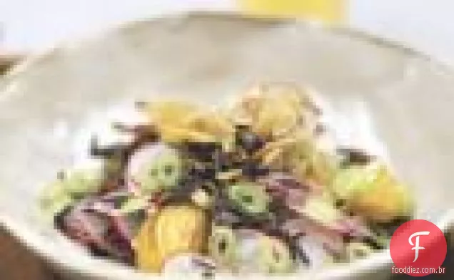 Salada De Arroz Selvagem Com Castanhas