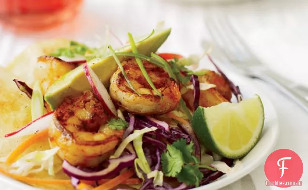 Chipotle Shrimp Tostadas