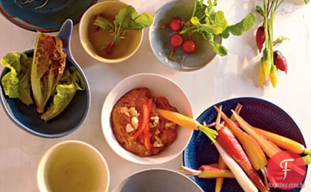 Muhammara com Crudités