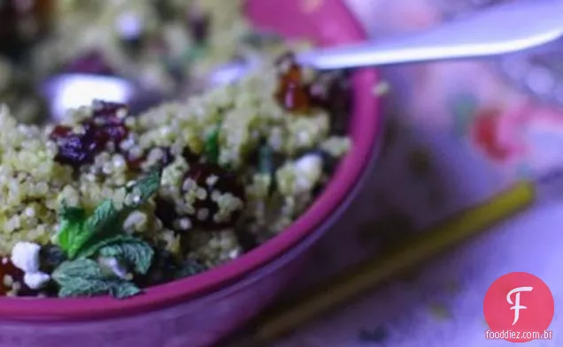 Salada Sexy De Hortelã E Quinoa De Cranberry
