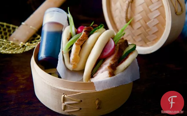 Pãezinhos de Porco de Momofuku recriados pela despensa Britânica