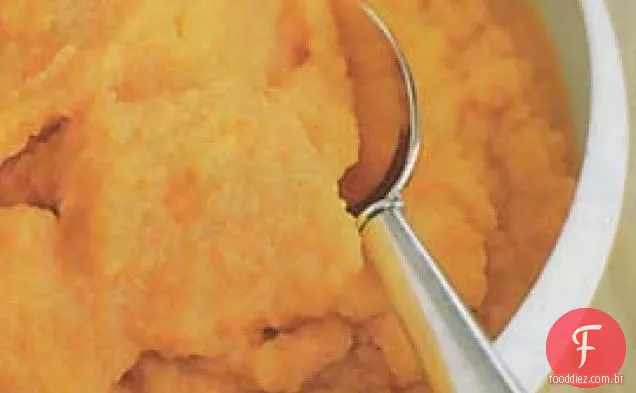 Rutabaga e purê de cenoura