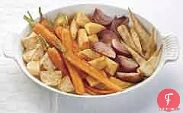 Vegetais Torrados Com Ervas