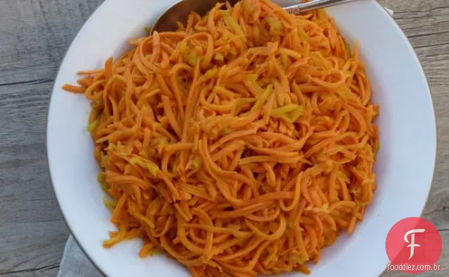 Batata Doce Desfiada Com Maçã
