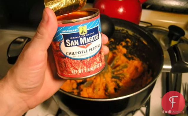 Jantar Hoje À Noite: Batatas Doces Esmagadas Chipotle