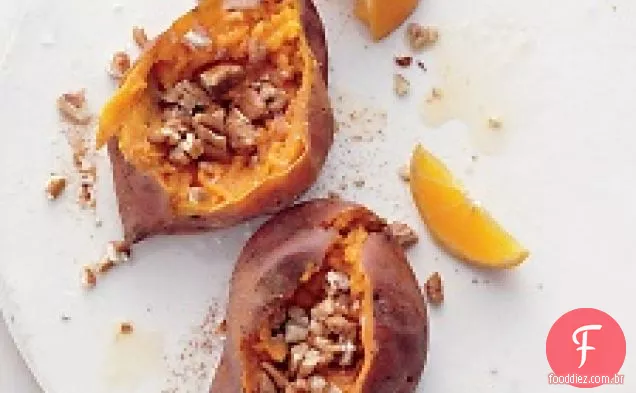 Batatas Doces Assadas Com Citrinos