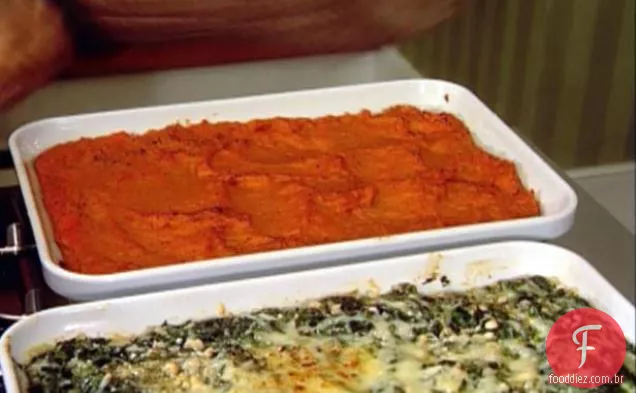 Batatas Doces Esmagadas