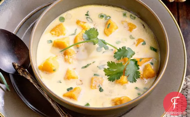 Sopa De Batata Doce Asiática
