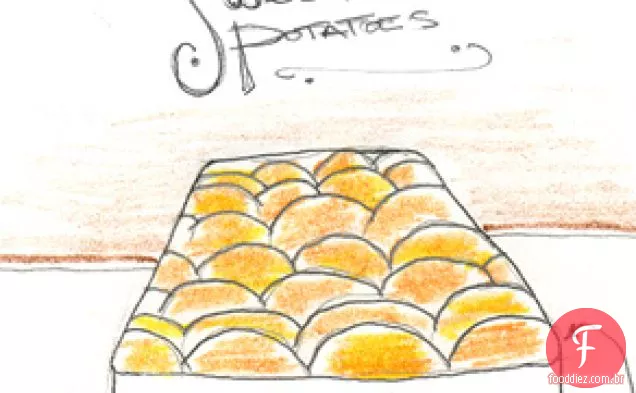 Batatas Doces Assadas Com Bourbon