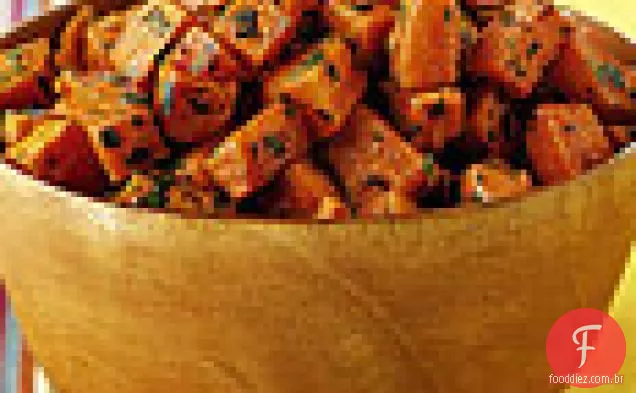 Lime Cilantro Sweet Potatoes