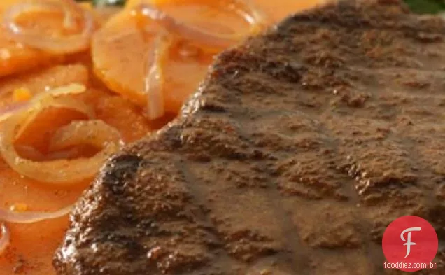 Receita De Bife Grelhado Esfregado Marroquino E Batata Doce