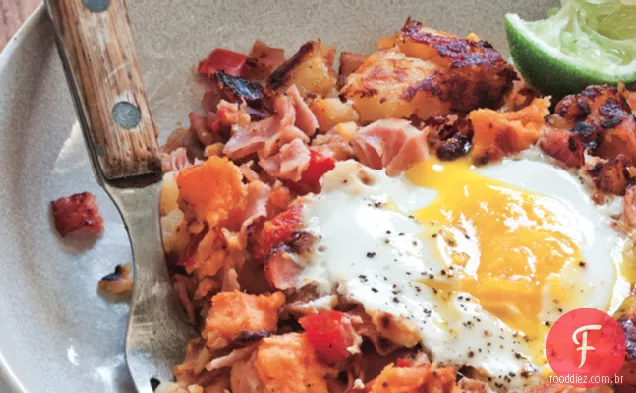 Batata Doce E Ham Hash