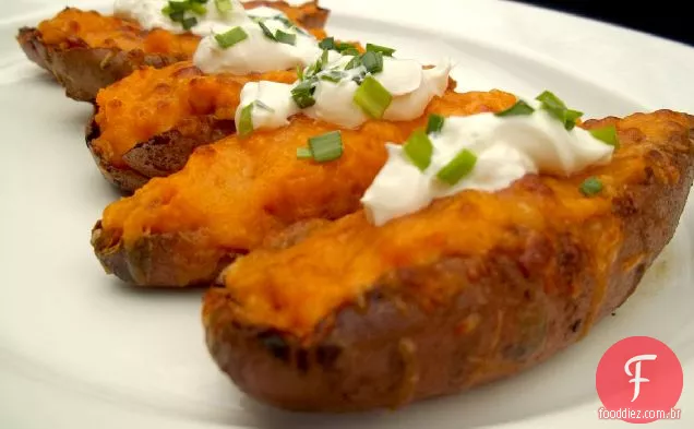 Peles De Batata Doce Com Receita De Bacon