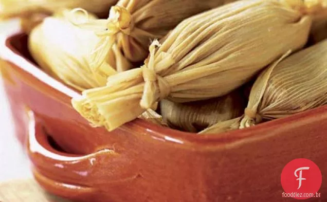 Chile-Tamales De Batata Doce Temperada