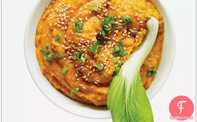 Molho de Miso, gergelim e batata-doce