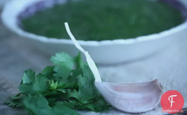 Salmão Harissa Verde Grelhado