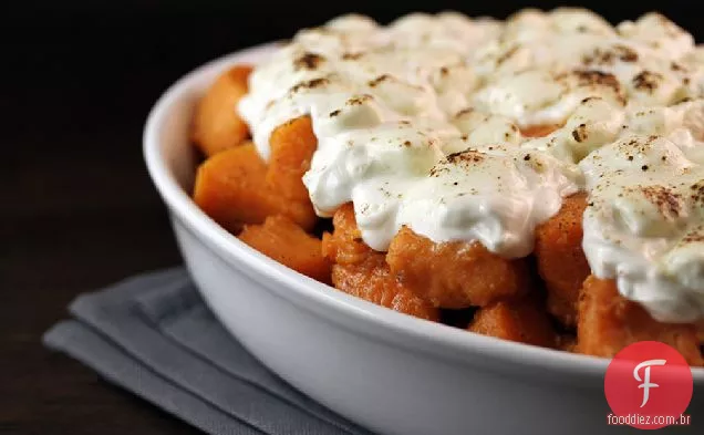 batatas doces cristalizadas