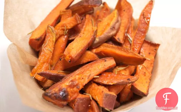 Batatas fritas assadas {com azeite Herbed}