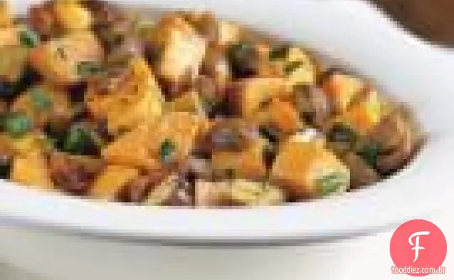 Batata-Doce Assada Com Castanhas De Conhaque