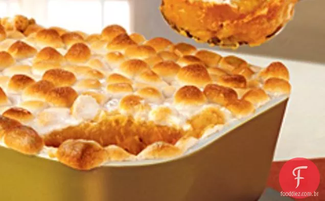 Batatas Doces E Marshmallows