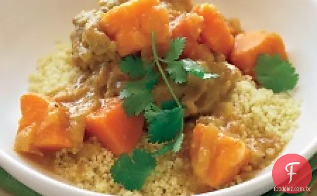 Ensopado De Frango Marroquino Com Batata Doce