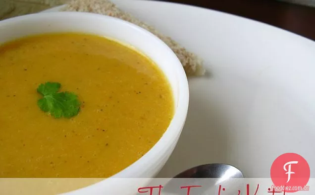 Batata Doce E Sopa De Cenoura