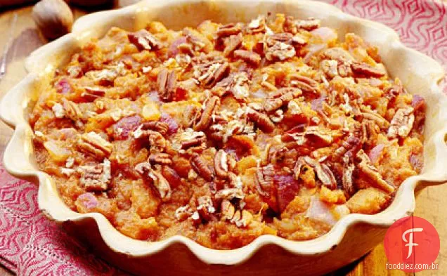 Purê de batata doce com cominho