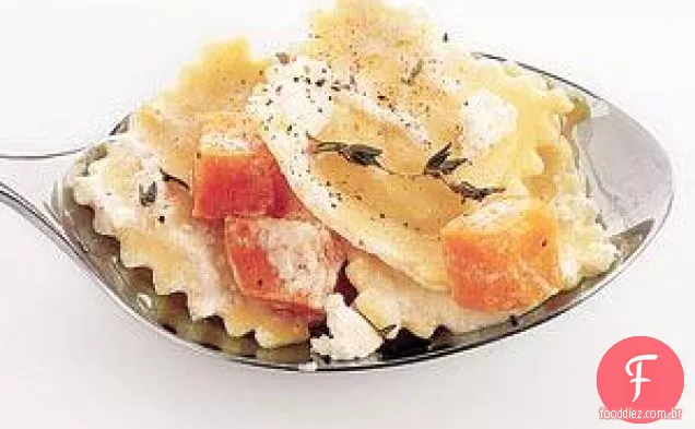 Ravioli Com Batata Doce E Tomilho Receita