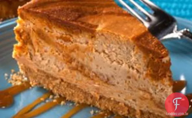 Cheesecake De Batata Doce Com Redemoinho De Canela