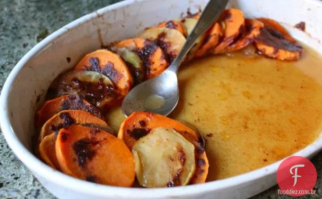 Receita De Batata Doce Assada E Maçãs
