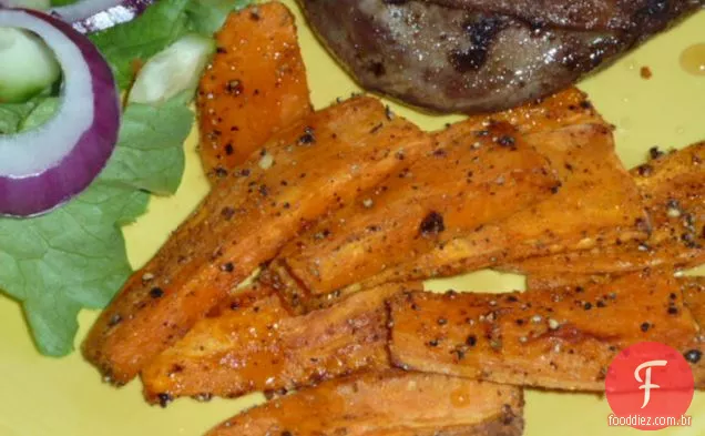 Batata-Doce Torrada Com Cardamomo Laranja