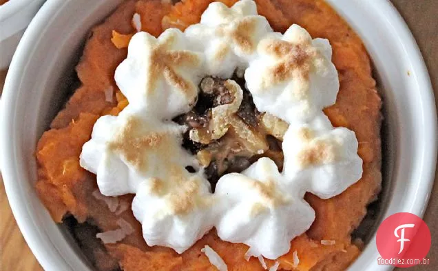 Caçarola De Batata Doce Com Especiarias De Coco