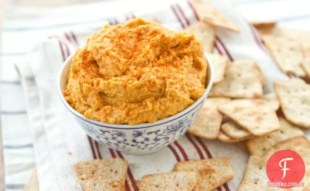 Hummus Do Caril Da Batata Doce
