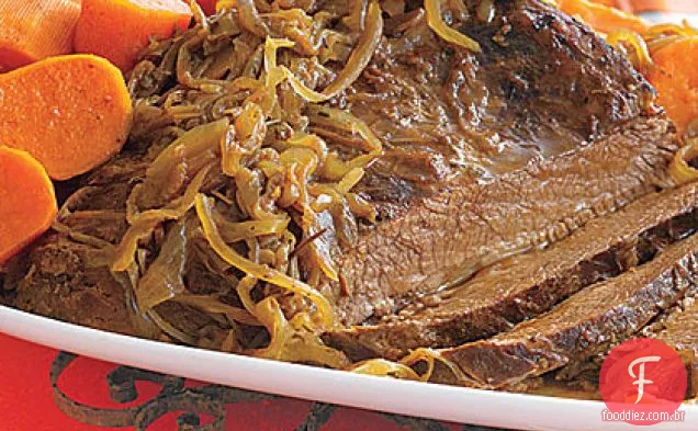 Peito refogado com Batata-Doce