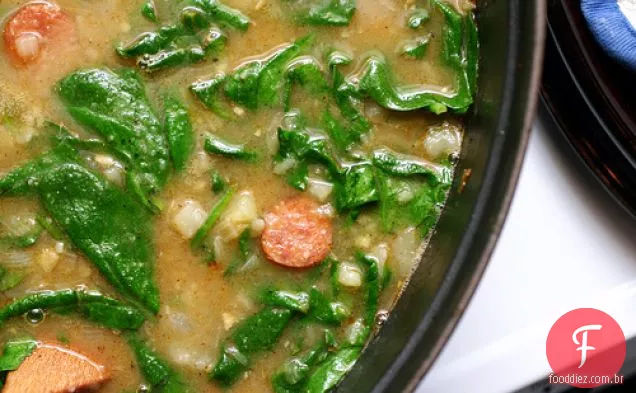 Sopa De Batata Doce E Salsicha