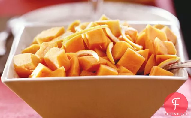 Batatas Doces Vidradas A Bordo