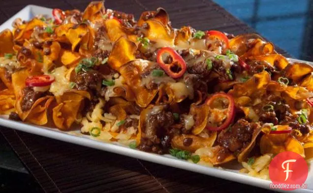 Batata Doce Carregada Nachos